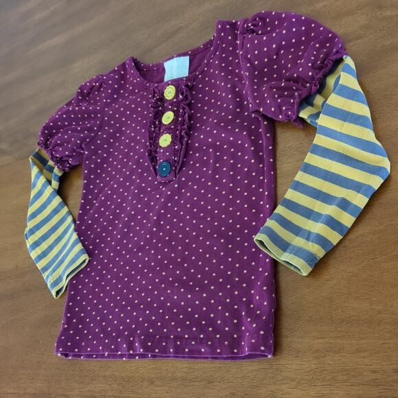 Matilda Jane Parsnip charmer Long Sleeve Shirt Girls Top 4 - Picture 3 of 7